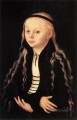 少女の肖像 ルネッサンス ルーカス・クラナッハ長老